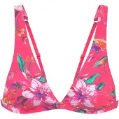 LASCANA Top de bikini esmeralda / verde oscuro / lila / rosa / magenta