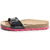 Bayton Zapatos abiertos 'Prague' oro / negro