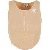 Karl kani Top beige / blanco