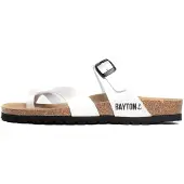 Bayton Zapatos abiertos 'Diane' negro / blanco
