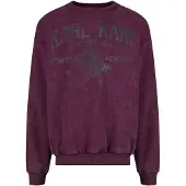 Karl kani Sudadera 'Street Academy' cyclam / negro