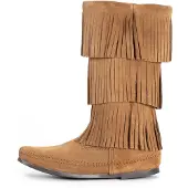 Minnetonka Botas 'Joia' marrón claro