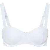 LASCANA Top de bikini 'Gina' blanco