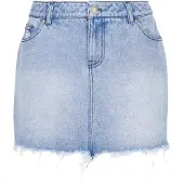 Karl kani Falda azul claro / marrón / blanco