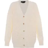 Faina Cárdigan blanco lana