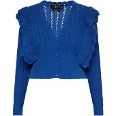 Faina Cárdigan azul real
