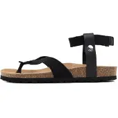Bayton Sandalias de dedo 'Spiral' negro
