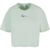 Karl kani Camiseta 'Essential' menta / negro