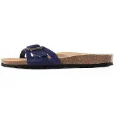 Bayton Zapatos abiertos 'Athena' marrón claro / lila oscuro