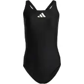 Adidas adidasBañador 3 Bar Logo 48 Black / White Mujer