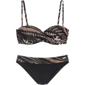 LASCANA Bikini marrón / negro