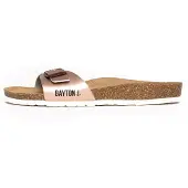 Bayton Zapatos abiertos 'Zephyr' oro rosa / negro