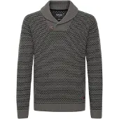 INDICODE JEANS Jersey 'COPENT' gris / negro