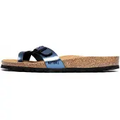 Bayton Sandalias de dedo 'JUNON' azul / negro