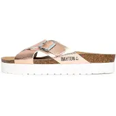 Bayton Zapatos abiertos 'Ajax' oro rosa / rosa / negro