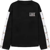 MINOTI Sudadera beige / negro / blanco