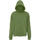 Colina Sudadera con cremallera verde