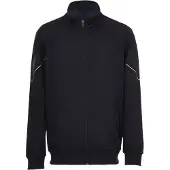 Homebase Sudadera con cremallera azul noche / blanco