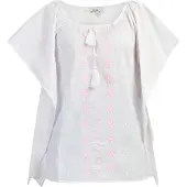 Usha Capa rosa claro / blanco