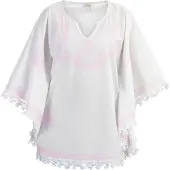 Usha Capa rosa / blanco