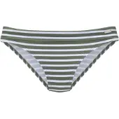 Venice beach Braga de bikini verde oscuro / offwhite