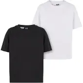 Urban Classics Camiseta negro / blanco