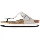 Bayton Zapatos abiertos 'Asturias' beige claro / plata