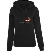 Merchcode Sudadera 'Christmas Loading' rojo / negro / blanco
