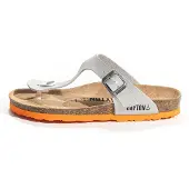 Bayton Sandalias de dedo 'Suryia' plata