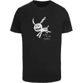 Mister tee Camiseta rojo / negro / blanco