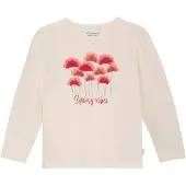 Minymo Camiseta crema / rojo