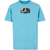 Mister tee Camiseta 'Pray' azul / gris / negro / blanco
