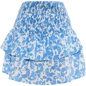 IZIA Falda azul / blanco