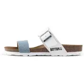 Bayton Zapatos abiertos 'Valence' azul denim / blanco