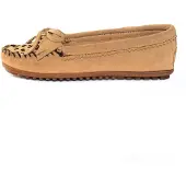 Minnetonka Mocasines 'Kilty Plus' cognac / marrón claro / negro