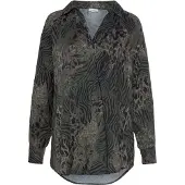 LASCANA Blusa beige / gris / negro