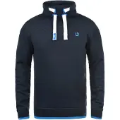 !Solid Sudadera 'BENJAMIN ' azul oscuro / blanco