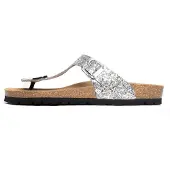 Bayton Sandalias de dedo 'Mercure' plata