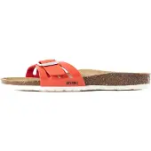 Bayton Zapatos abiertos 'Athena' rojo claro / negro