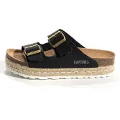Bayton Zapatos abiertos 'Olympe' gris / negro