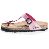 Bayton Sandalias de dedo 'Melia' rosa / negro