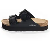 Bayton Zapatos abiertos 'Japet' gris / negro
