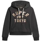 Superdry Sudadera Con Capucha Glitter Graphic Logo