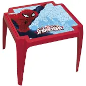 Arditex Mesa infantil Spider-Man, 44 x 55 cm, polipropileno, color rojo