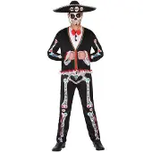 Atosa Disfraz De Hombre Esqueleto Mexicano