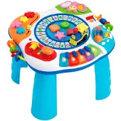 WINFUN Mesa De Actividades Tren Y Piano Español