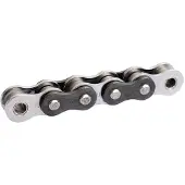 Afam Cadena de motocross 520 MX6 120 ESLABONES, AB C. CLIP NEGRO