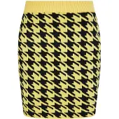 ROCKEASY Falda amarillo limón / negro