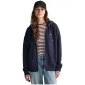 Gant para mujer. 4201412 Sudadera con capucha y cremallera Shield marino (XS), Casual, Algodón, outlet 2026.