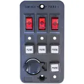 Oem Marine Panel Eléctrico Con 3 Interruptores Abs